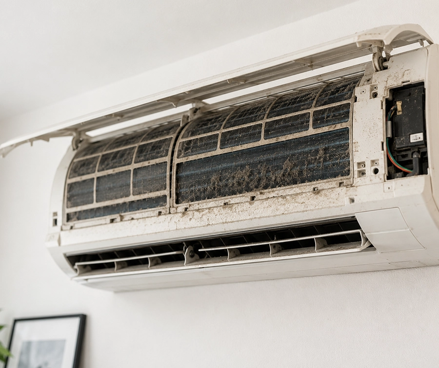 Before AC Cleaning